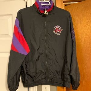 vintage raptors all star windbreaker